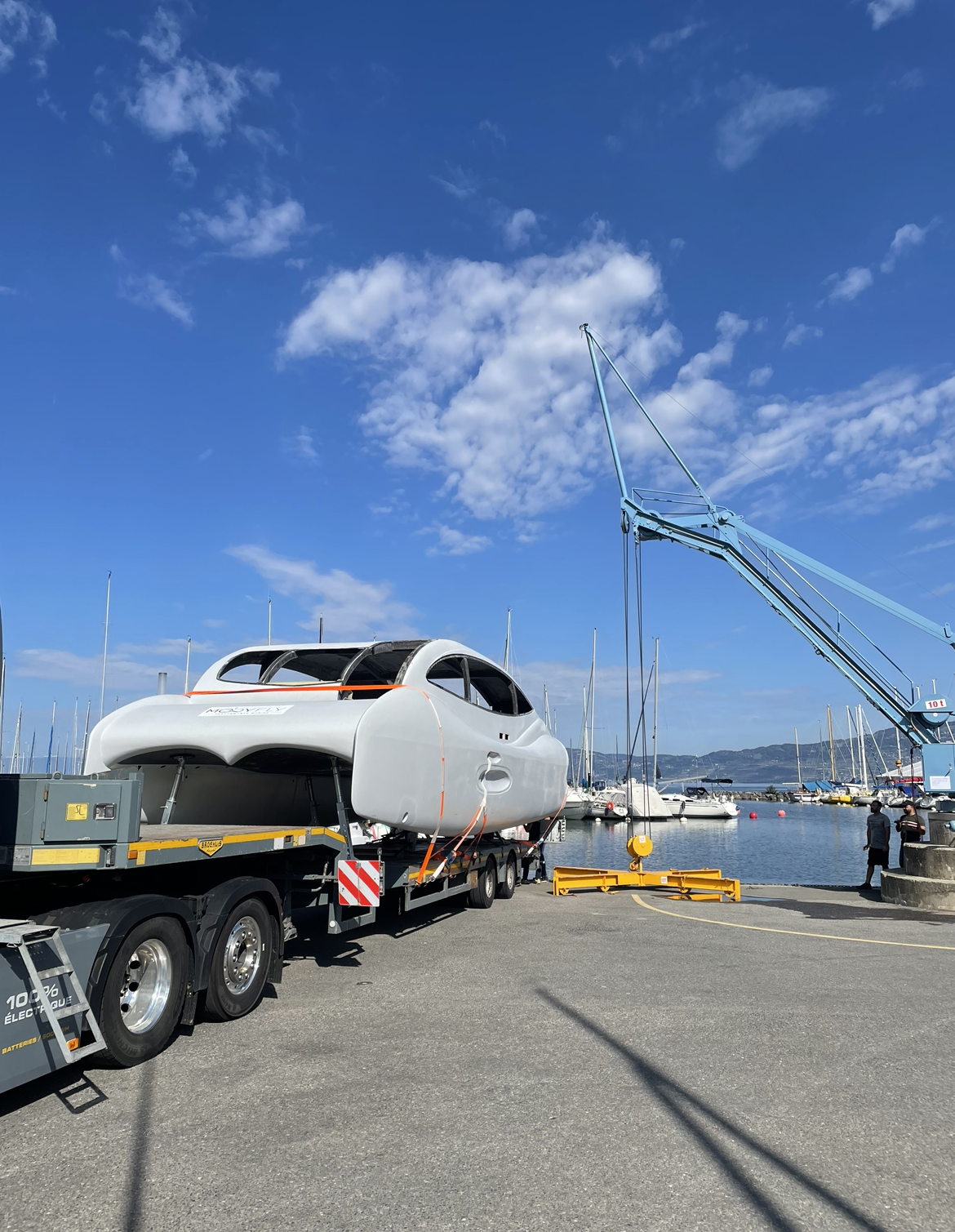 Le bateau « Mobyfly 10 » est arrivé à bon port hier au Bouveret